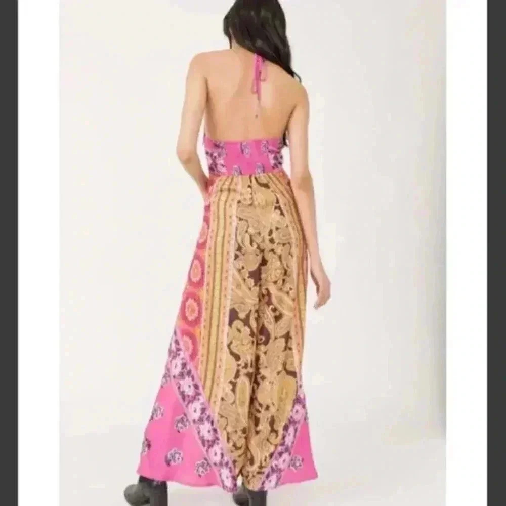 Free People Miranda Printed Jumpsuit - Picture 3 of 5